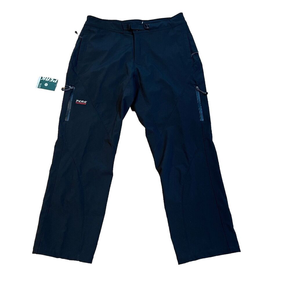 Peak Performance Mens Winter Sports Pants Size 2XL XXL Black Fleece Lined NEW